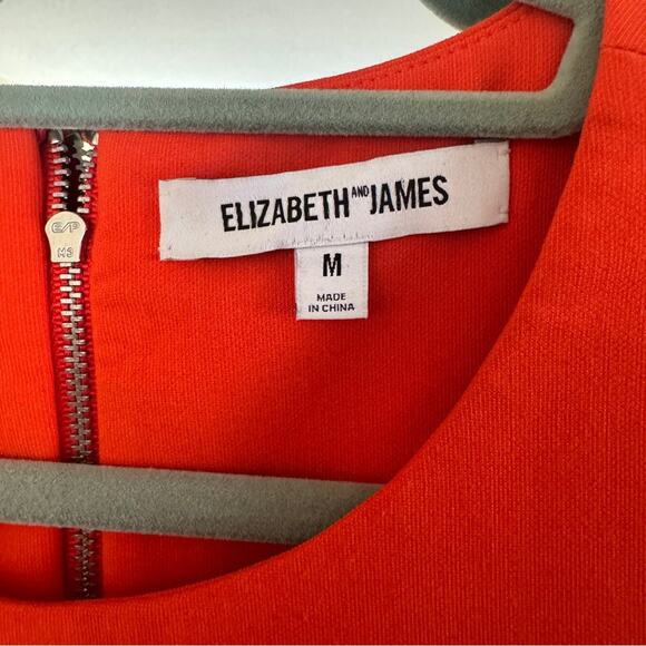 Elizabeth and James orange sleeveless blouse - Picture 3 of 5